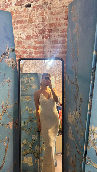 knitted peppermayo maxi dress