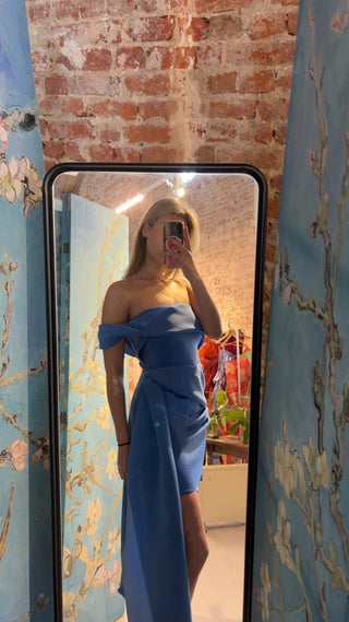 Baby bleu mini dress