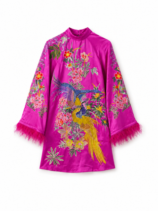 purple flower dress
