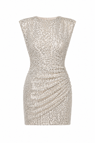 Glitter poff dress