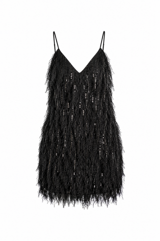 Asos black mini dress
