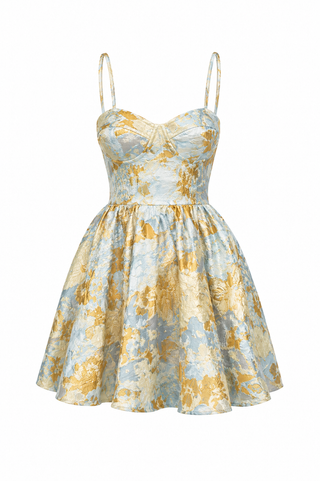 golden bleu showpo dress