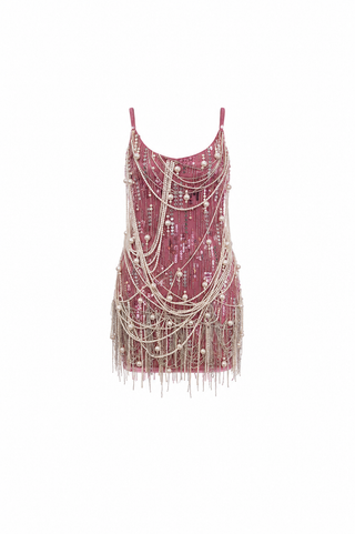 asos pearl glam dress