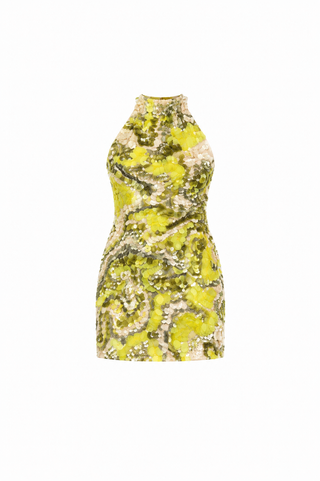 asos sequin glitter dress light