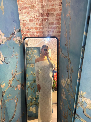 long peppermayo lace dress