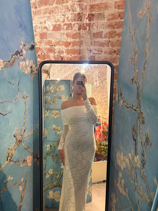 long peppermayo lace dress