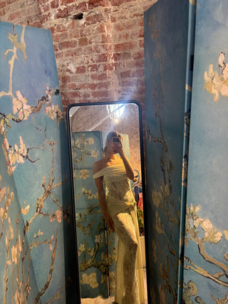 off shoulder peppermayo dress