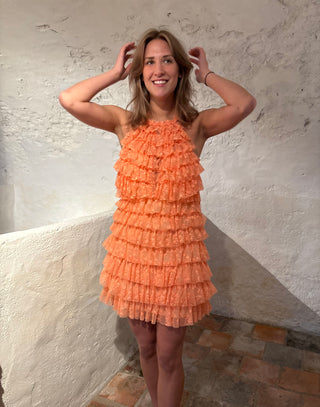 orange aniye by dress