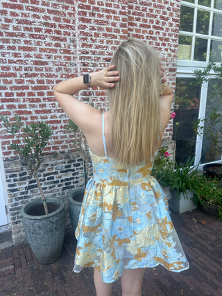 golden bleu showpo dress