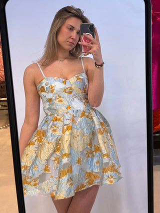 golden bleu showpo dress